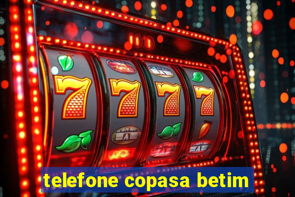 telefone copasa betim